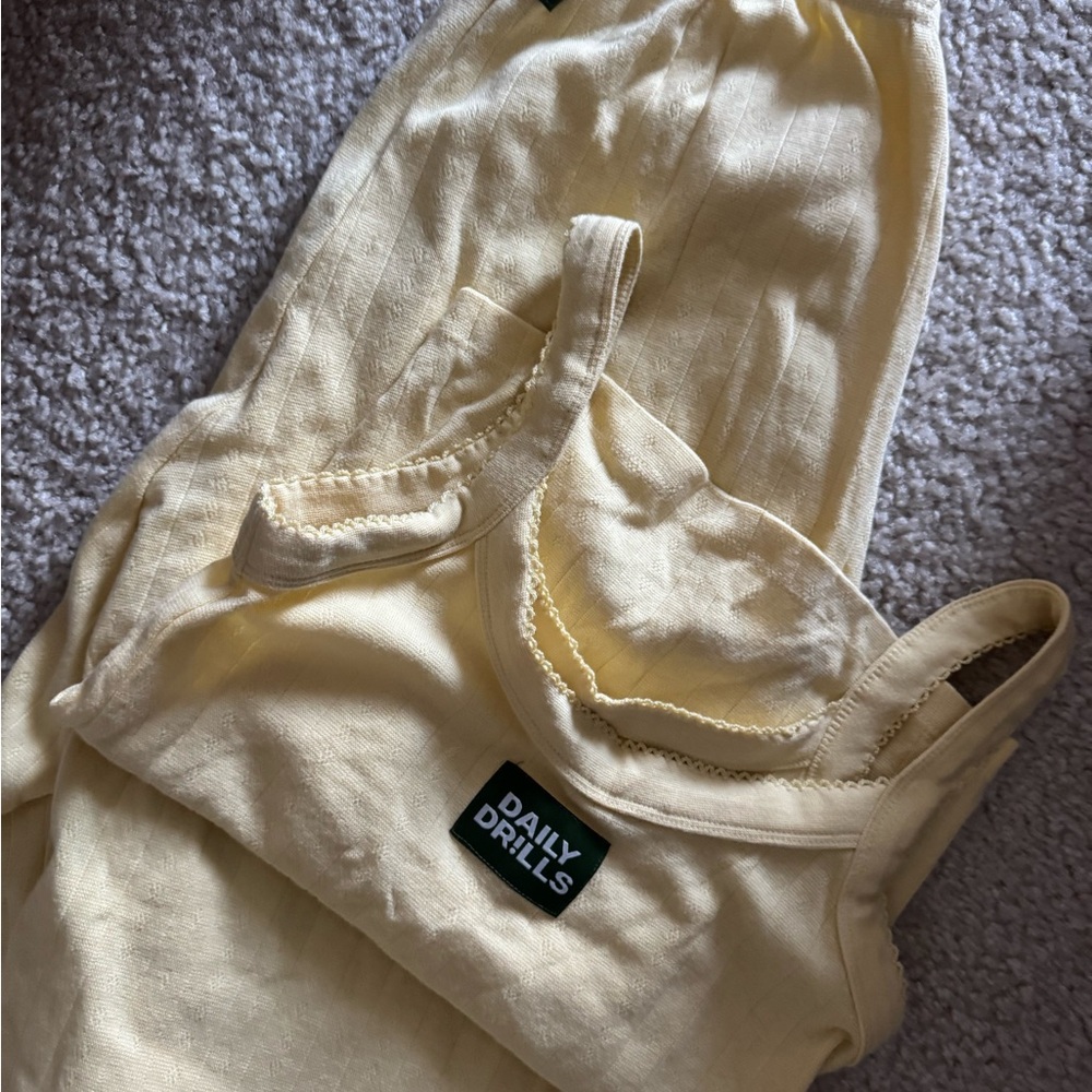 Daily Drills matching pointelle set